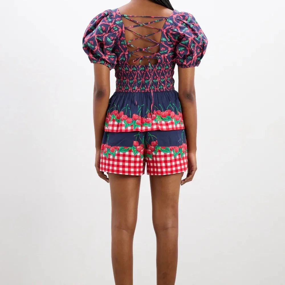 Damson Madder Allegra Blouse - Cherry Pie - Picture 4 of 8